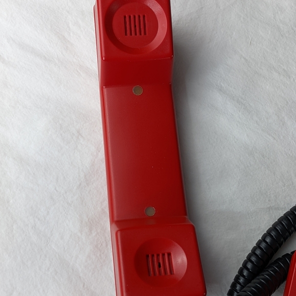 AT&T Exeter Vintage 1990's corded landline telephone desktop table red - Picture 6 of 16